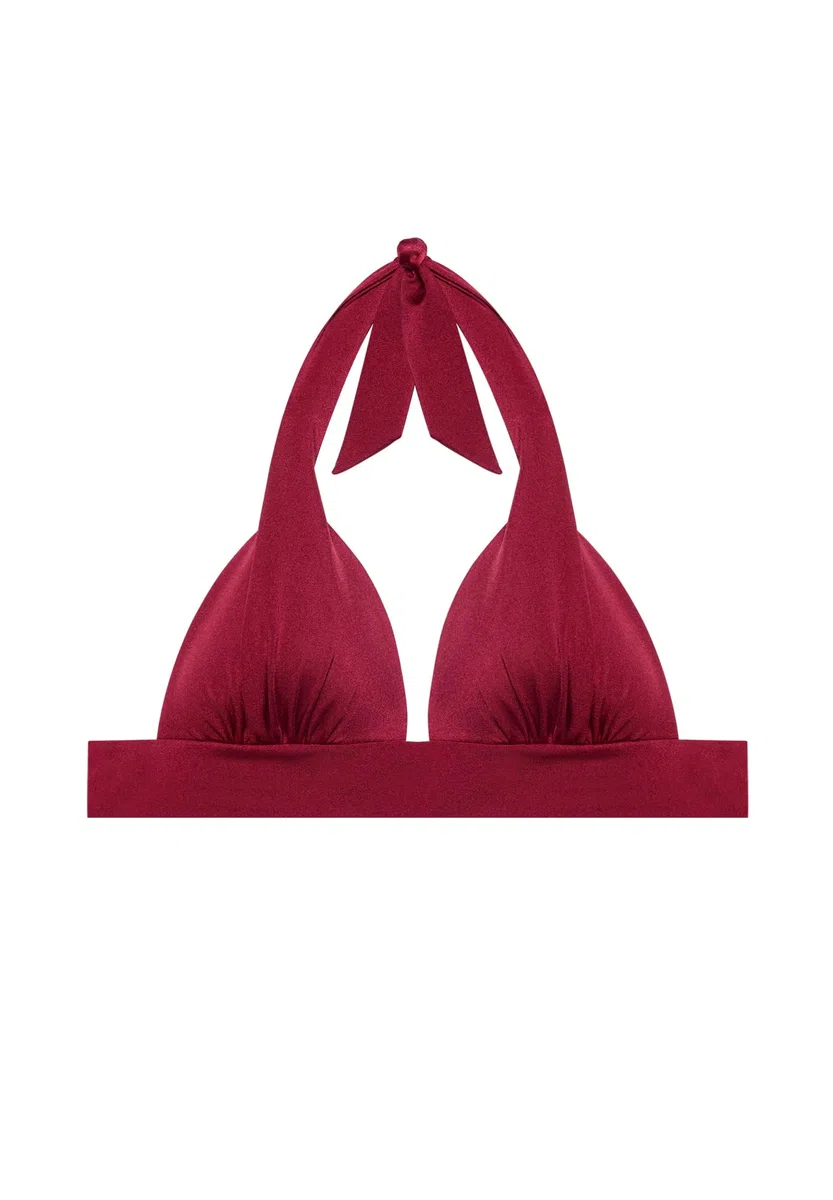 YAMAMAY - Bikini Parte Alta Senza Ferretto, Coppe Leggermente Imbottite, Donna, Shira, Verde Oliva, monocromo