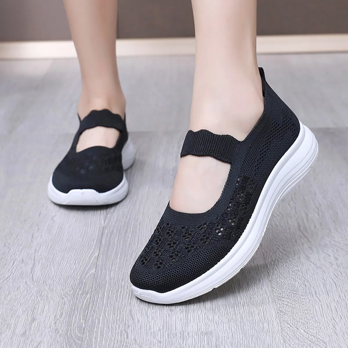 Scarpe Ortopediche Donna Scarpe da Ginnastica Comode Senza Lacci Antiscivolo Leggere per Camminare Estive