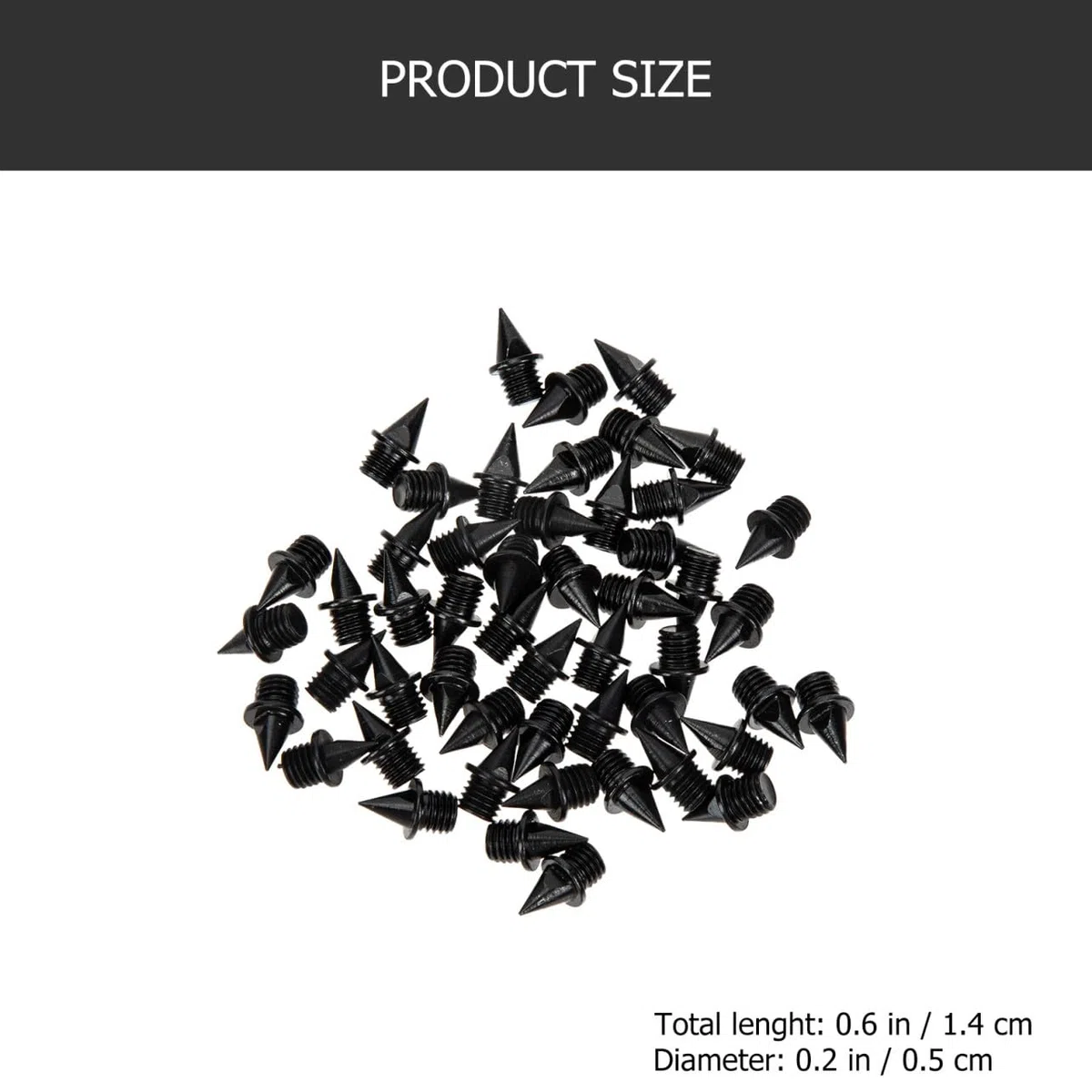 INOOMP 5sets Chiodi Per Scarpe Da Corsa Chiodi Carbonio Per Scarpe Antiscivolo Con Attrezzo Per Installazione Per Atletica e Sport All Aperto