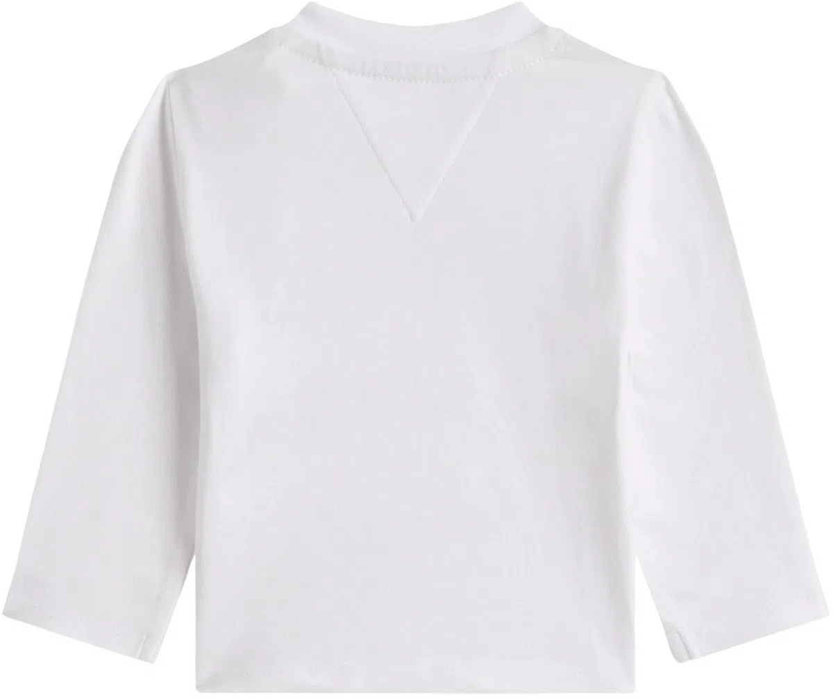 Tommy Hilfiger Newborn MONOTYPE Logo Tee L/S KN0KN02147 White (White) 24 Month