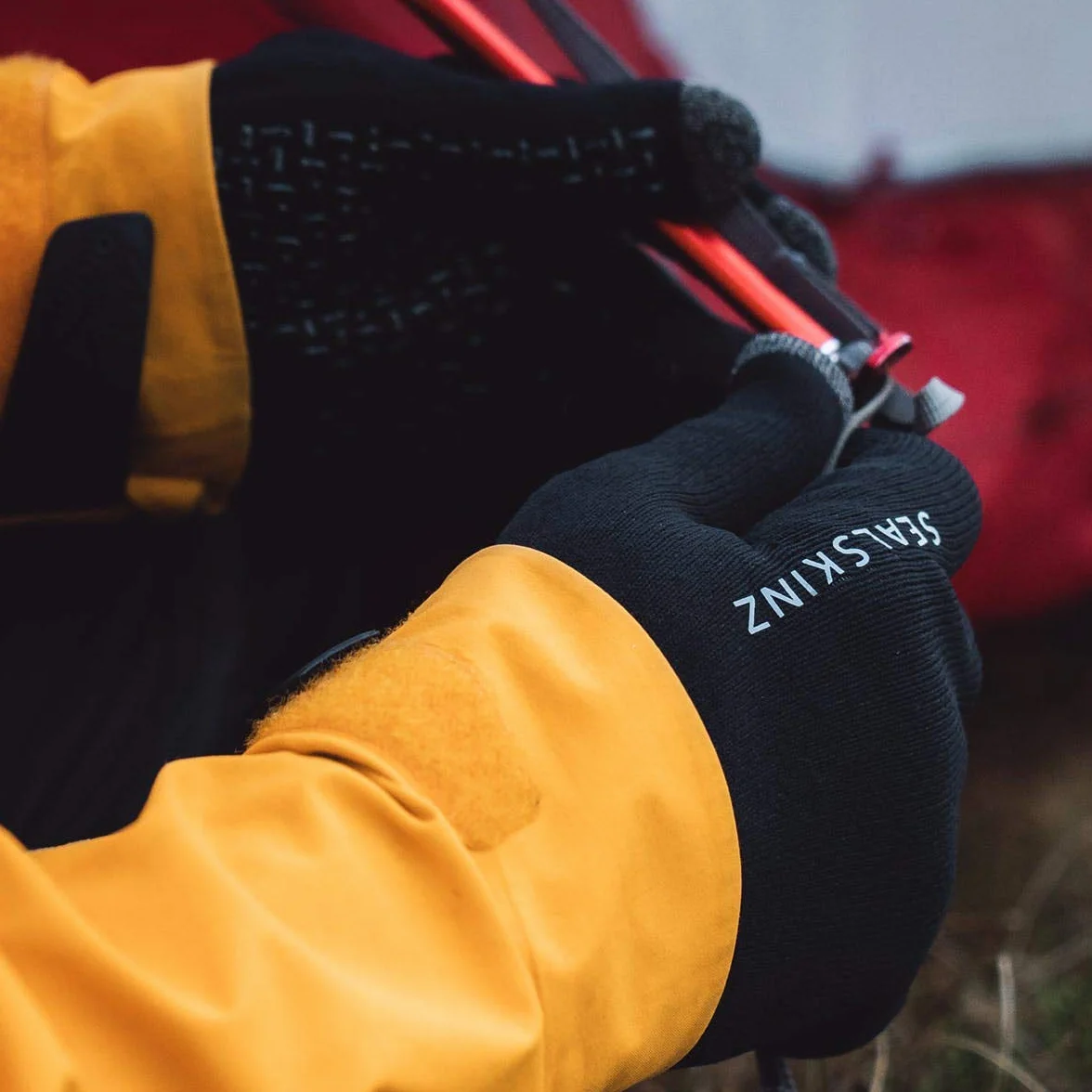 SEALSKINZ Waterproof All Weather Ultra Grip Knitted guanti Uomo