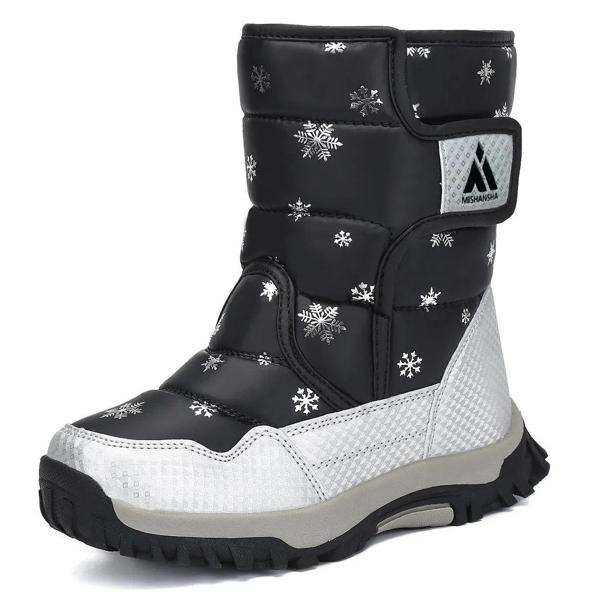 Mishansha Stivali Neve Bambini Stivaletti Ragazze Doposci Scarponcini Imbottiti di Pelo Scarpe Invernali Comodi Caldi e Antiscivolo