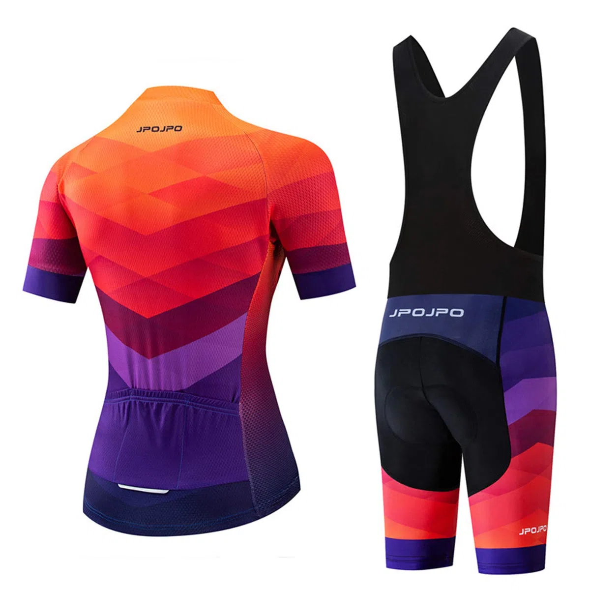 Set di maglia da ciclismo da donna con bretelle pantaloncini estivi per bici abbigliamento da bicicletta