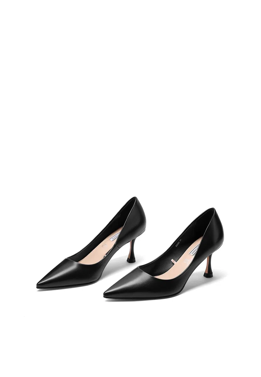 QUEEN HELENA Décolleté con Tacco Basso Scarpe Eleganti a Punta Chiusa Donna K3293