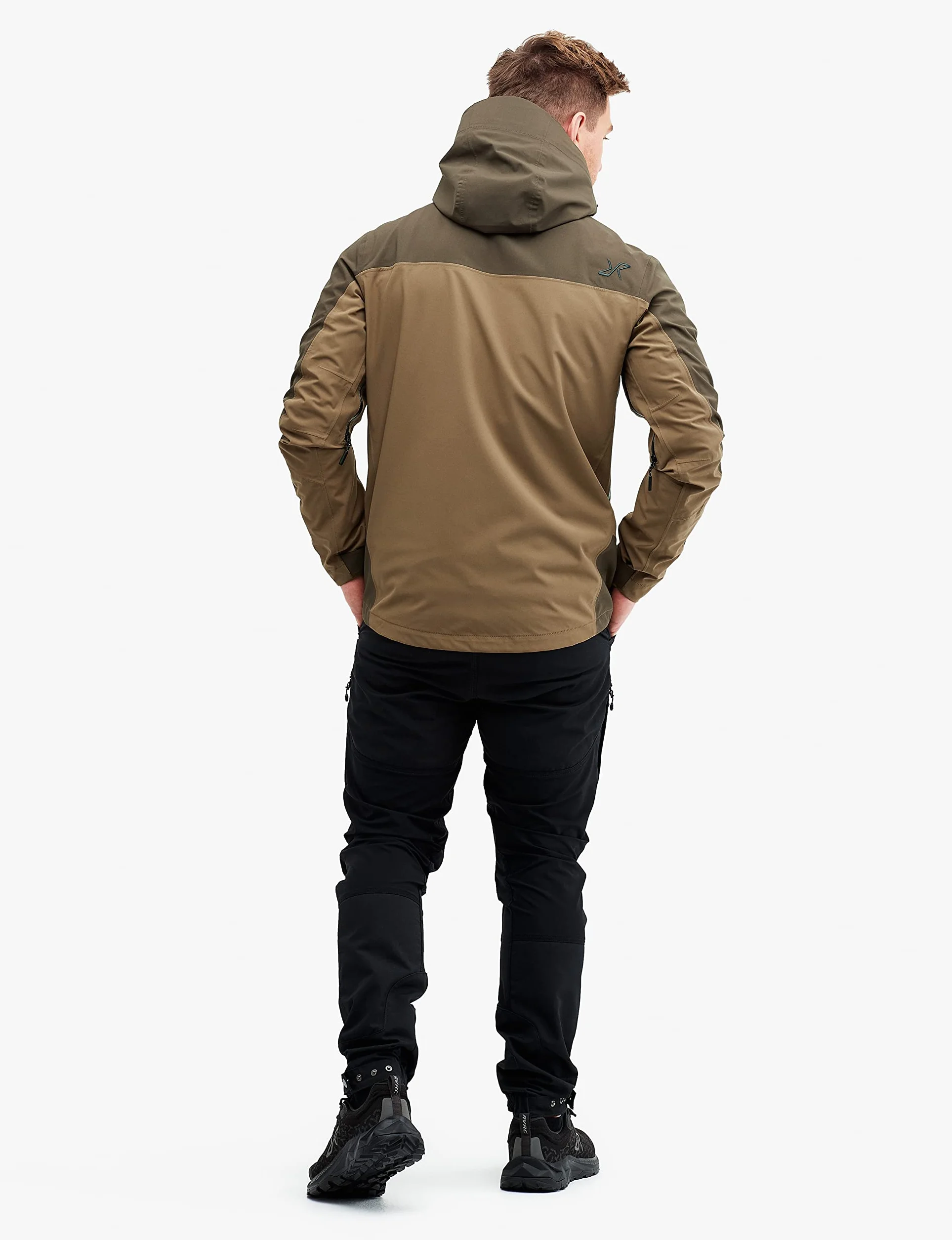 RevolutionRace Silence Proshell 3L Jacket da Uomo, Giacca da Uomo, giacca aerata e impermeabile per Trekking e altre attività all'aria aperta, Cub 3.0, M