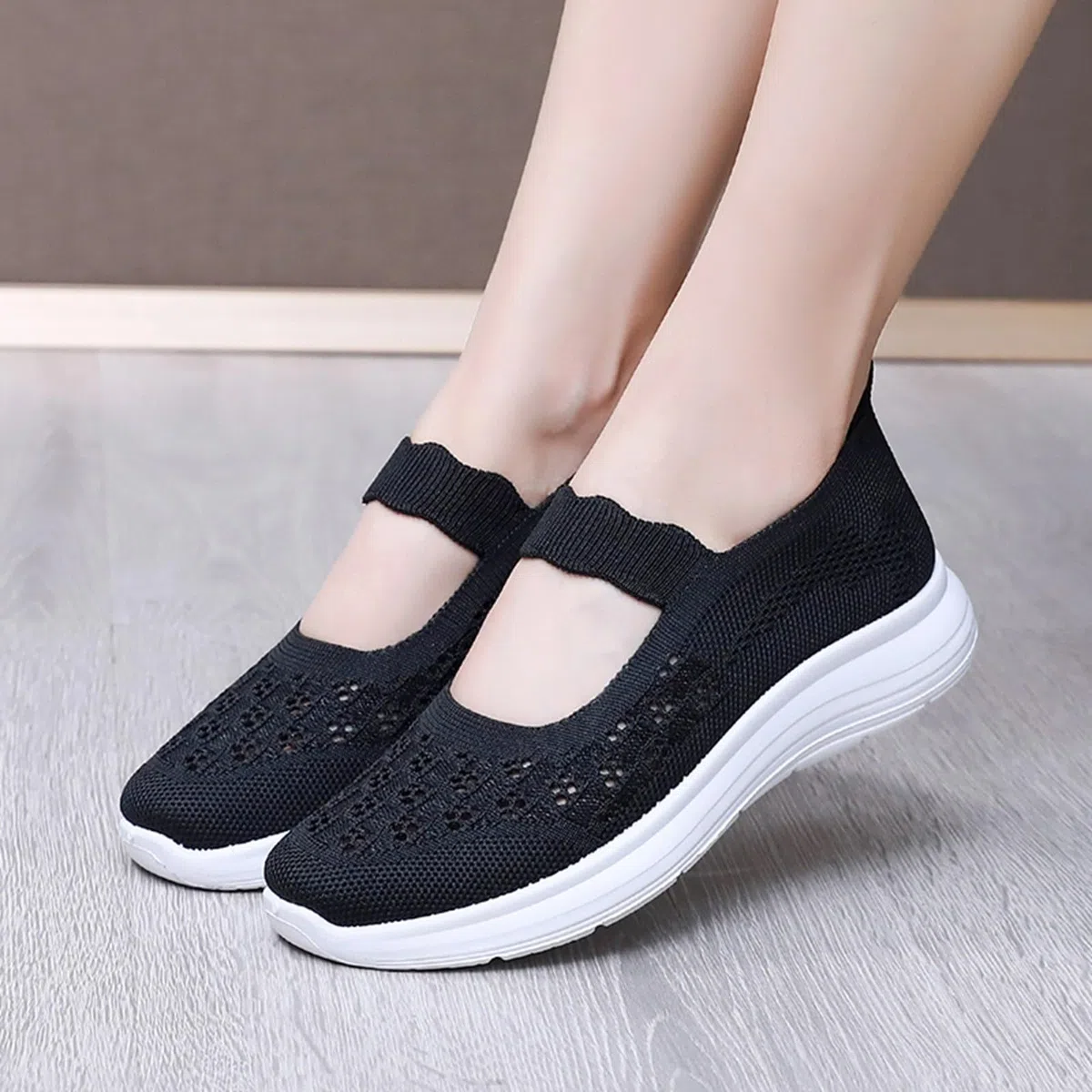 Scarpe Ortopediche Donna Scarpe da Ginnastica Comode Senza Lacci Antiscivolo Leggere per Camminare Estive