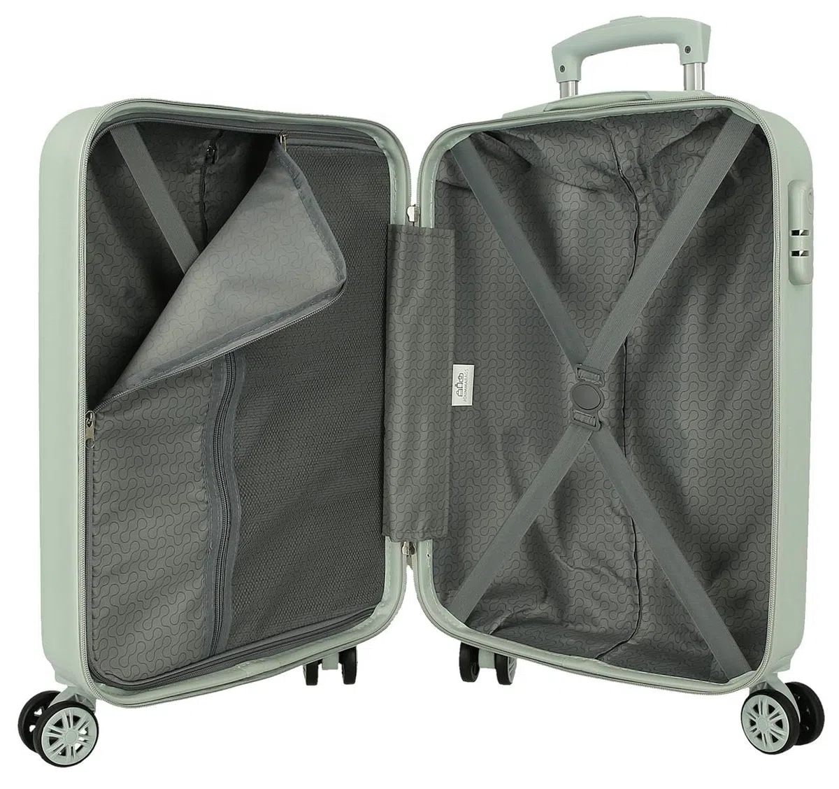 Joumma - Valigia da cabina Disney Re Leone, Sun & Sabana, 38 x 55 x 20 cm, rigida in ABS, chiusura a combinazione laterale, 34 l, 2,6 kg, 4 ruote doppie, bagaglio a mano