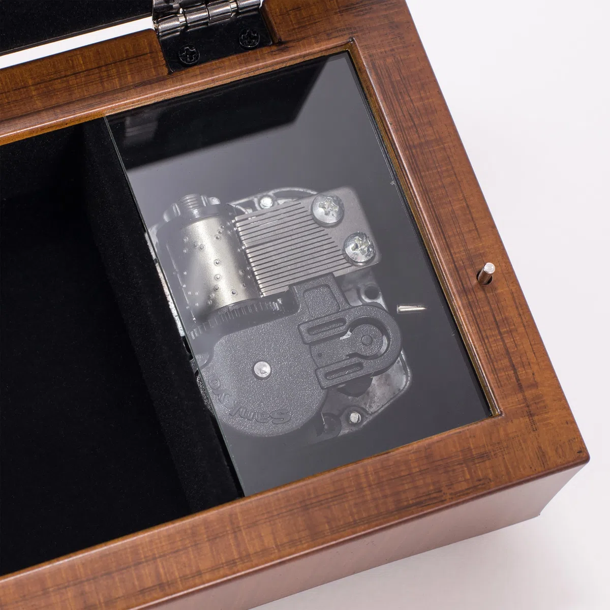 Dear Nana Petite Woodgrain Music Box Plays Wind Beneath Wings