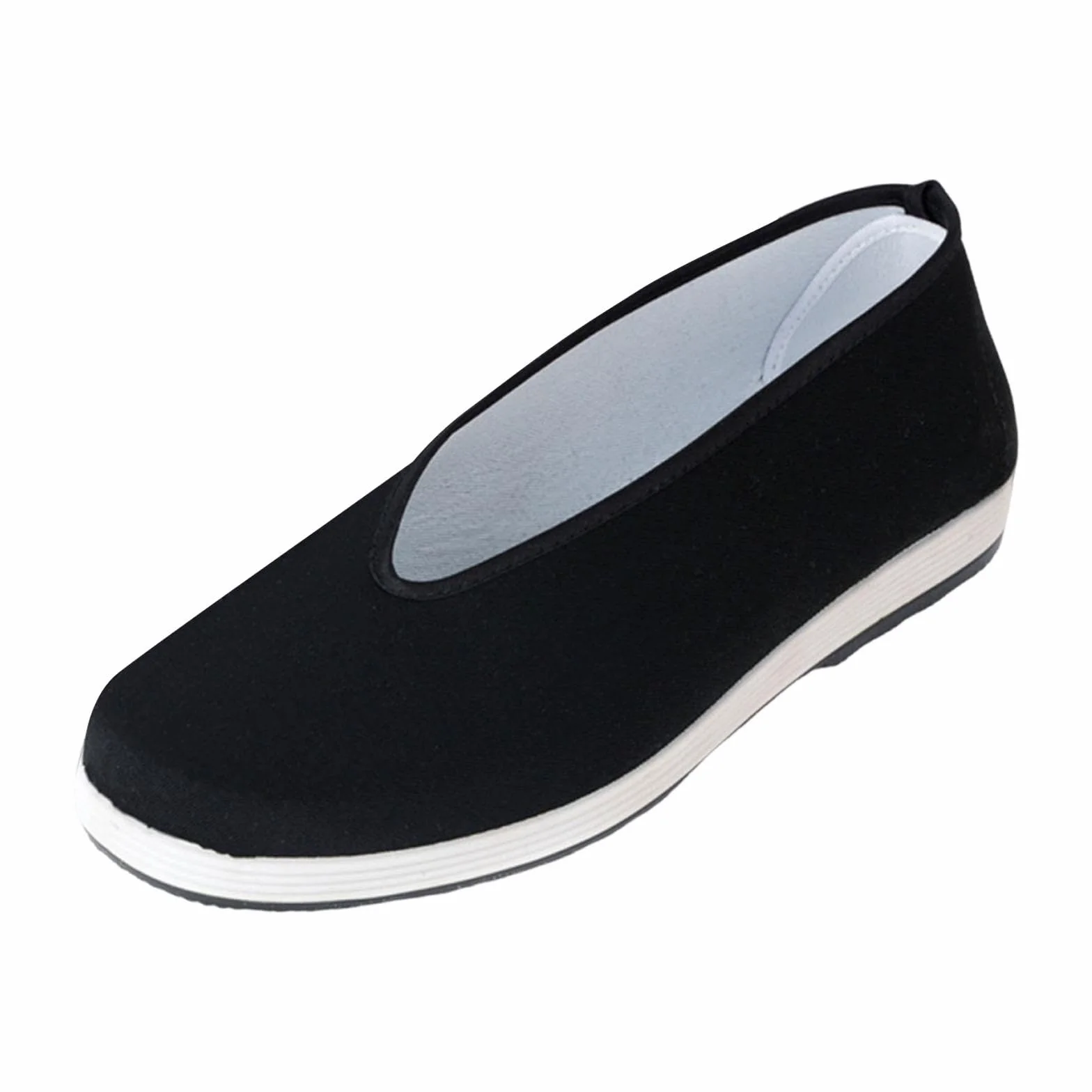 LOVIVER Scarpe di tela Scarpe vecchie di Pechino Suola in gomma antiscivolo Comode per uomini e donne Scarpe Tai Scarpe tradizionali cinesi