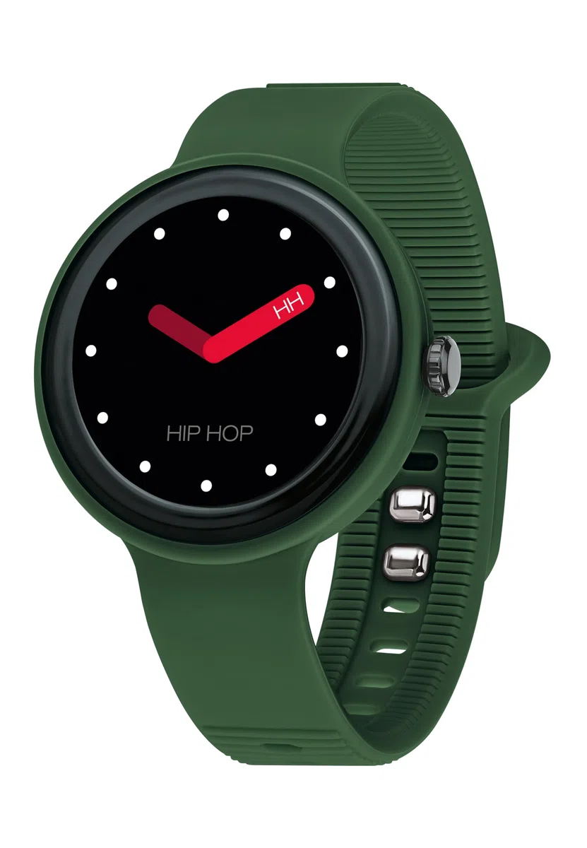 HIP HOP, Smartwatch Hero.NEXT, Smartwatch Uomo con 2 Cinturini Intercambiabili in Silicone, Orologio Smart con Display 1,09", Bluetooth 5.0, Funzioni Salute e Sport, Compatibile con iOS e Android