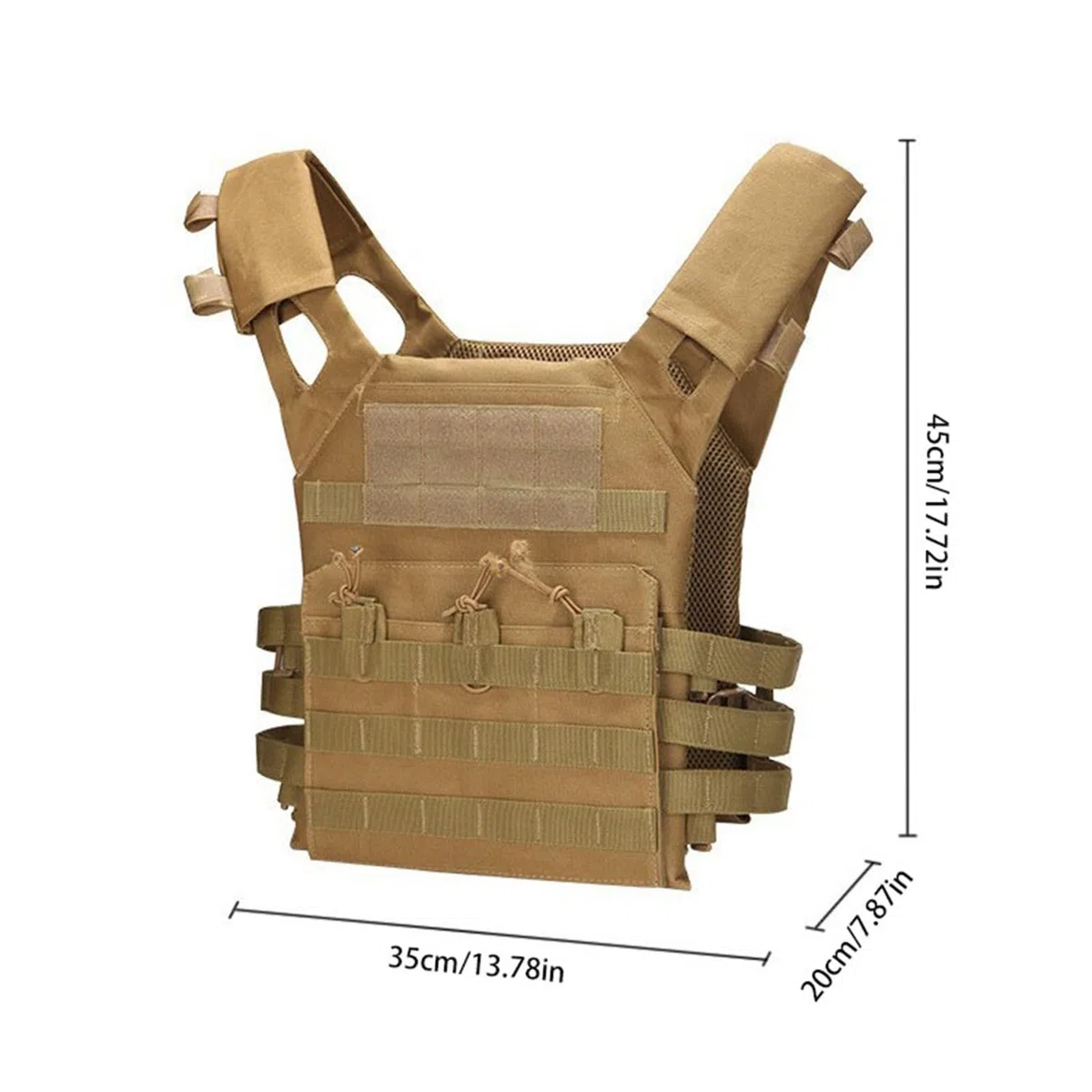 Gilet tattico per uomo e donna - Leggero Airsoft Chest Carrier, Utility Caccia Vest per Outdoor Paintball Shooting Wargame | Airsoft Clothing