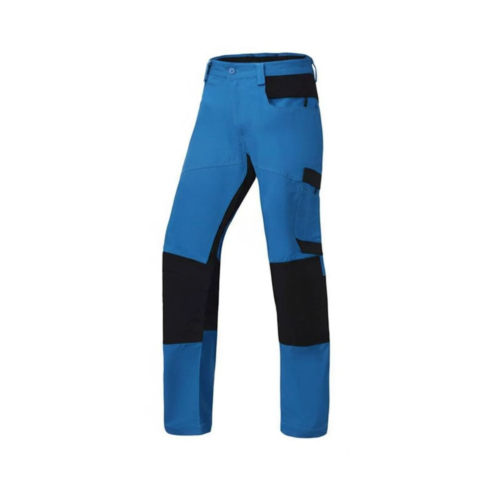 Qianly Pantaloni Antitaglio Tasche Multiple Pantaloni Antitaglio Motosega Certificazione EN Standard 11393-2 Abbigliamento Protettivo per Professionisti, Blu Chiaro 38