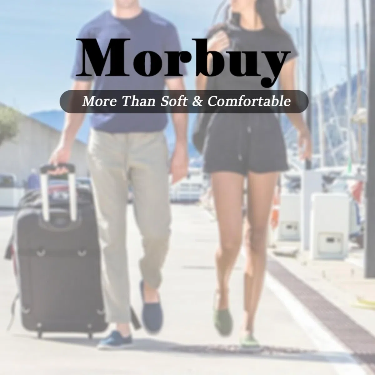 Morbuy Scarpe Espadrillas Basse Classiche per Uomo e Donna, 35-45 Espadrillas Flats Slip On in Tela Elegante Comodo Leggere Scarpe Basse ed Estive con Suola in Juta e Gomm