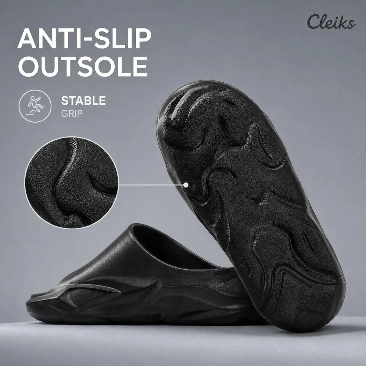Pantofole da Bagno da Uomo Pantofole Antiscivolo da Esterno da Uomo MES250295 ITCL