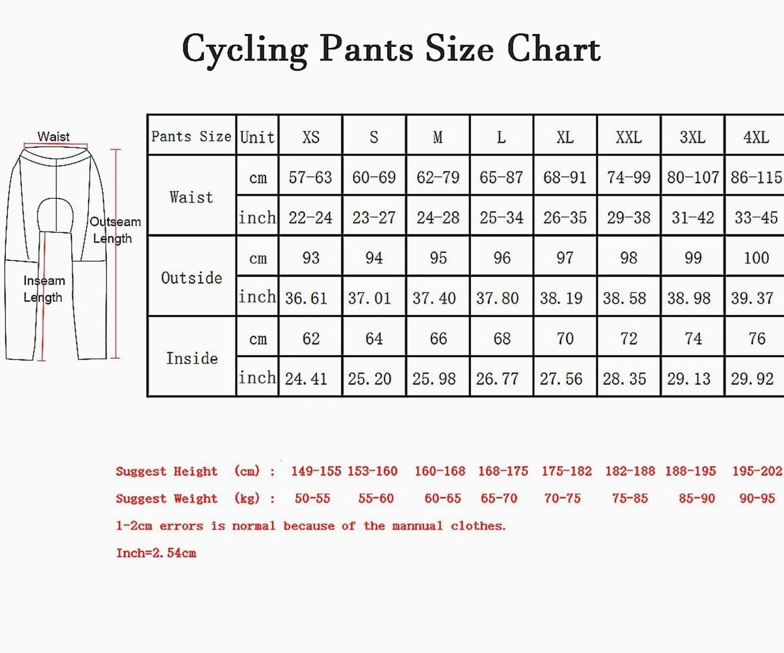 Salopette Ciclismo Pantaloni con bretelle da ciclismo invernali Pantaloni in pile termico da uomo Pantaloni lunghi da ciclismo Pantaloni con bretelle da bicicletta for esterni Pantaloni da abbigliamen