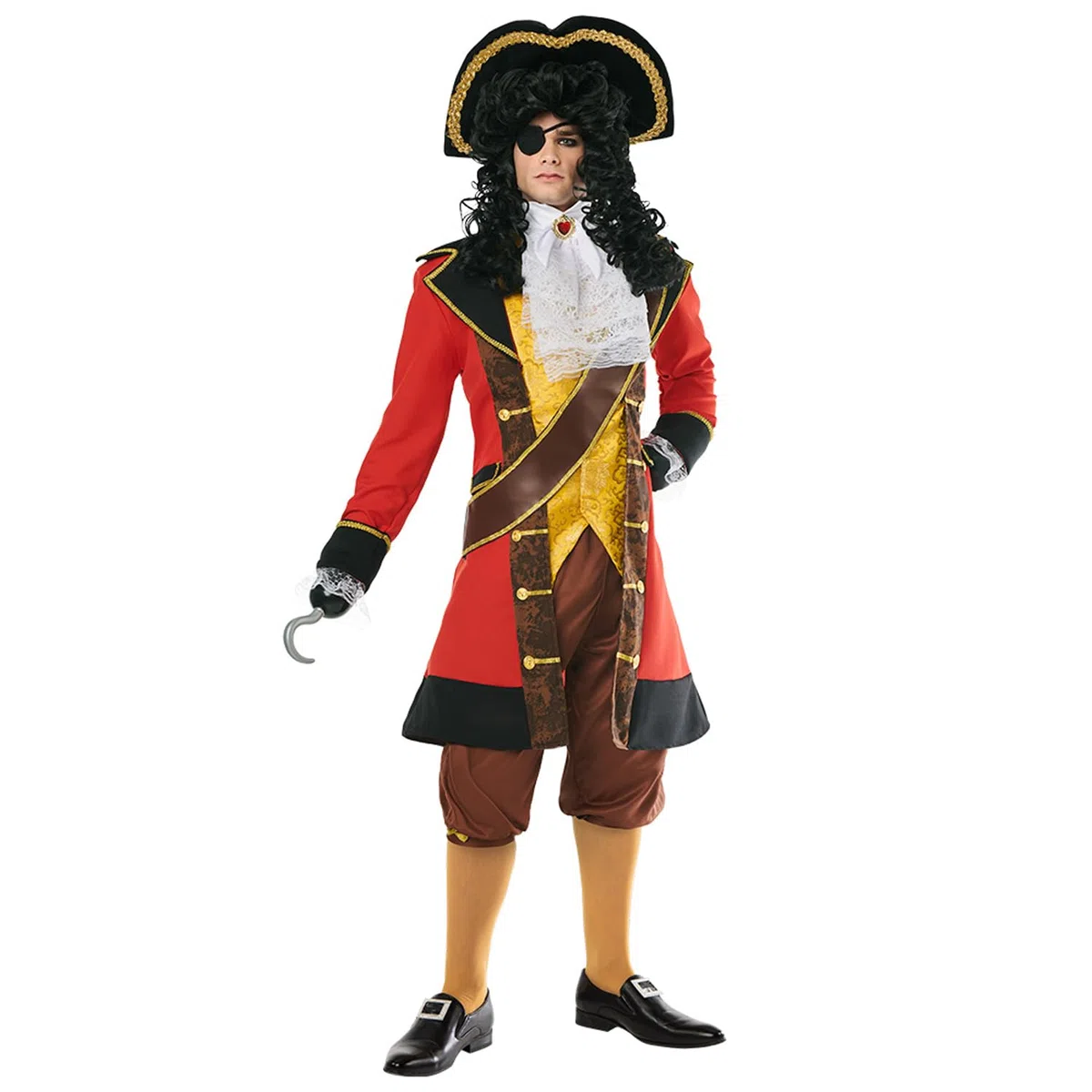 Boland - Costume da pirata Lakehoff per uomo, 6 pezzi, costume in maschera per feste a tema, Halloween o carnevale, marinaio