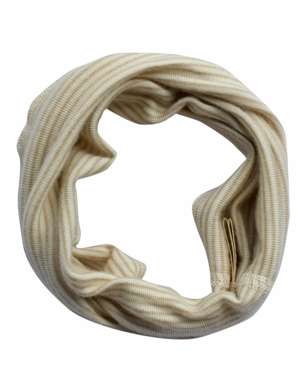 Lilano, Sciarpa tubolare per bambini, 70% lana (kbT), 30% seta, 210 g/m²
