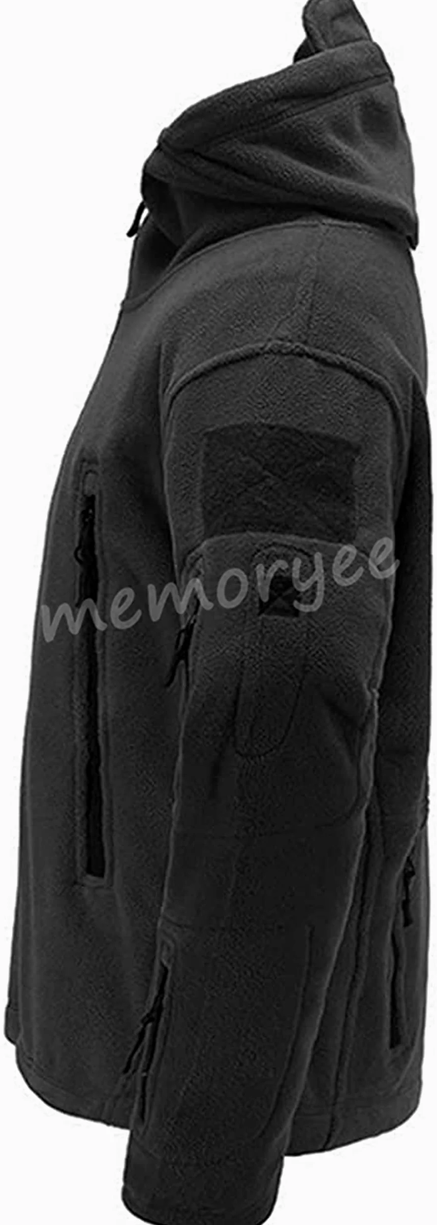 Memoryee Uomo Giacche Antivento Giacca in Pile Outdoor Militare Caldo Cappotto