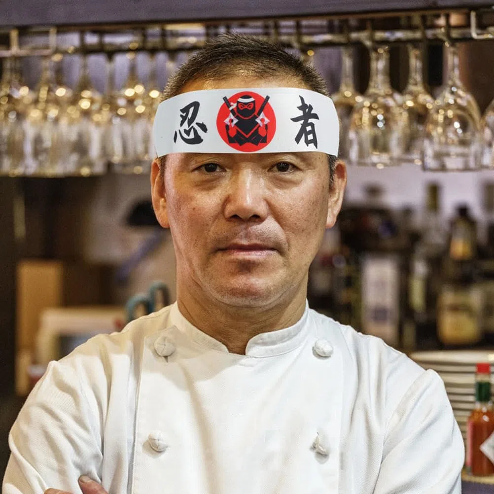 Alipis 2 Fasce Giapponesi Chef Sushi Hachimaki Per Karate Bandana Chef Sushi Cravatta In Costume Cerchio Capelli Drago Per Il Karate Halloween Sushi Stile A
