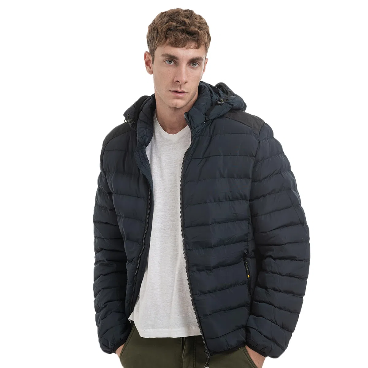 TONY BACKER Giubbotto Invernale Uomo Antivento con Cappuccio Rimovibile Regolabile e Tasche Interne ed Esterne Caldo Morbido Resistente L1202