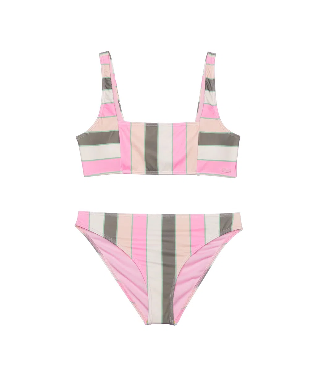Roxy Very Vista Bralette Swimsuit Set Costume a Due Pezzi Bambine e Ragazze (Pacco da 1)