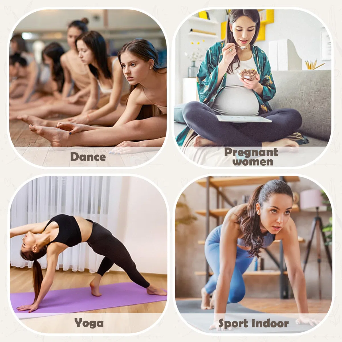 Calzini Yoga Pilates Calzini Tabi Antiscivolo,Calzini Fitness Danza Donna,Studio di danza, Esercizio al coperto, Yoga Pilates Ospedale Maternità