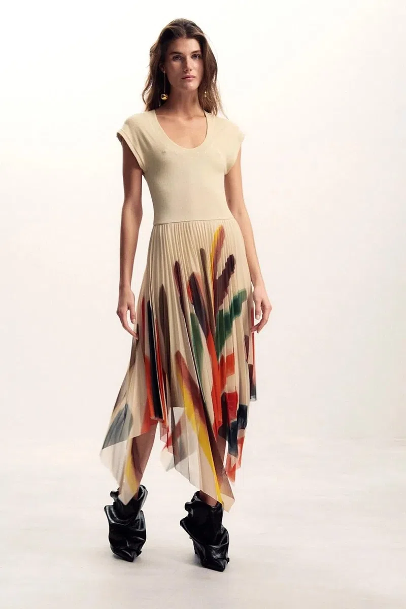 Desigual Donna Vestito Midi Poliestere 26SWVK39