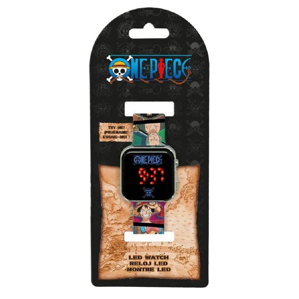 CARTOON Orologio da polso digitale, schermo a led, cinturino in silicone, per bambini