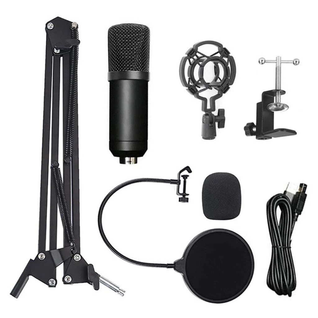 Condenser Microphone Computer USB Port Studio Microphone for pc Sound Card Professional Karaoke Microphones DJ Live Recording