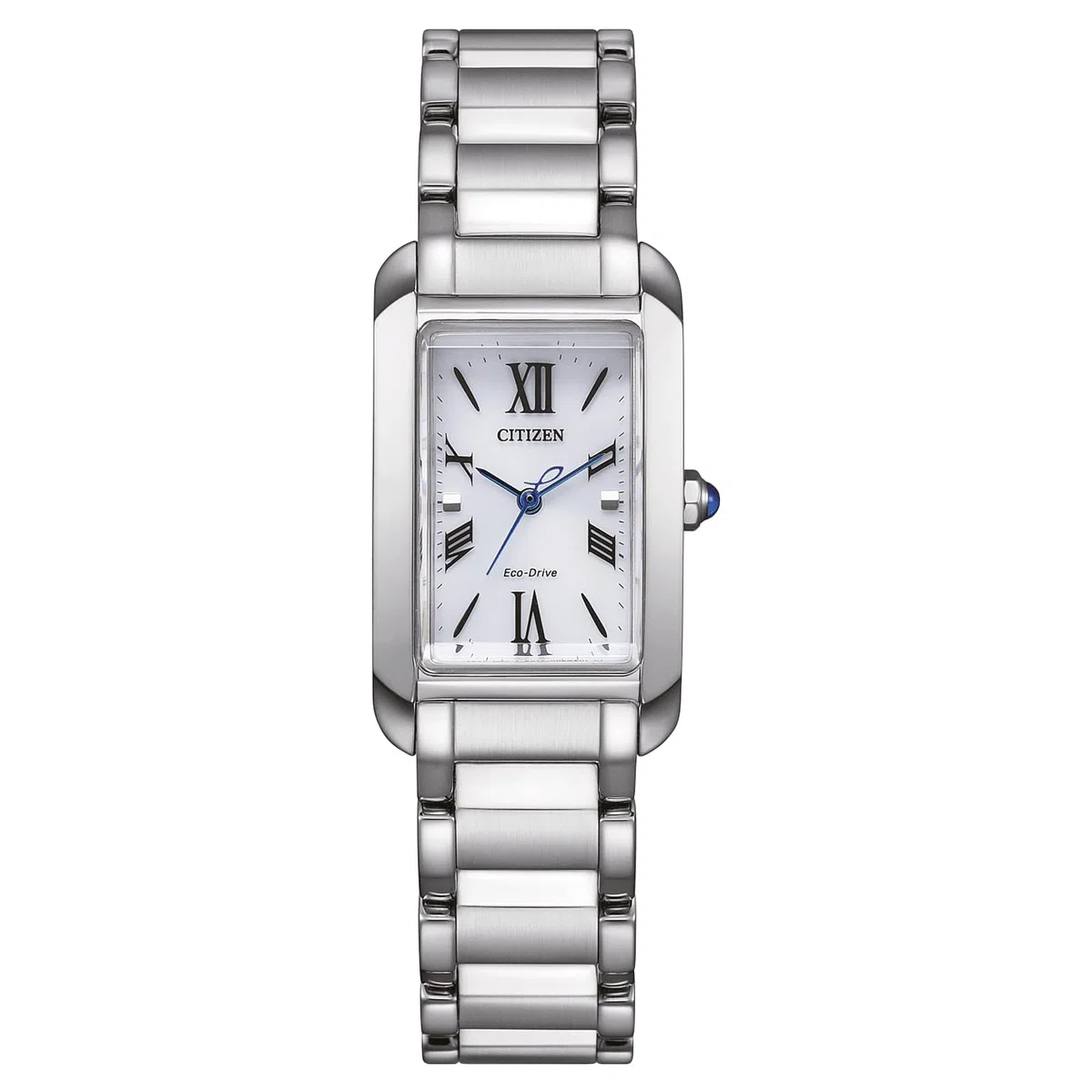 CITIZEN Orologio da donna con cinturino in acciaio inox Eco-Drive solare numeri romani