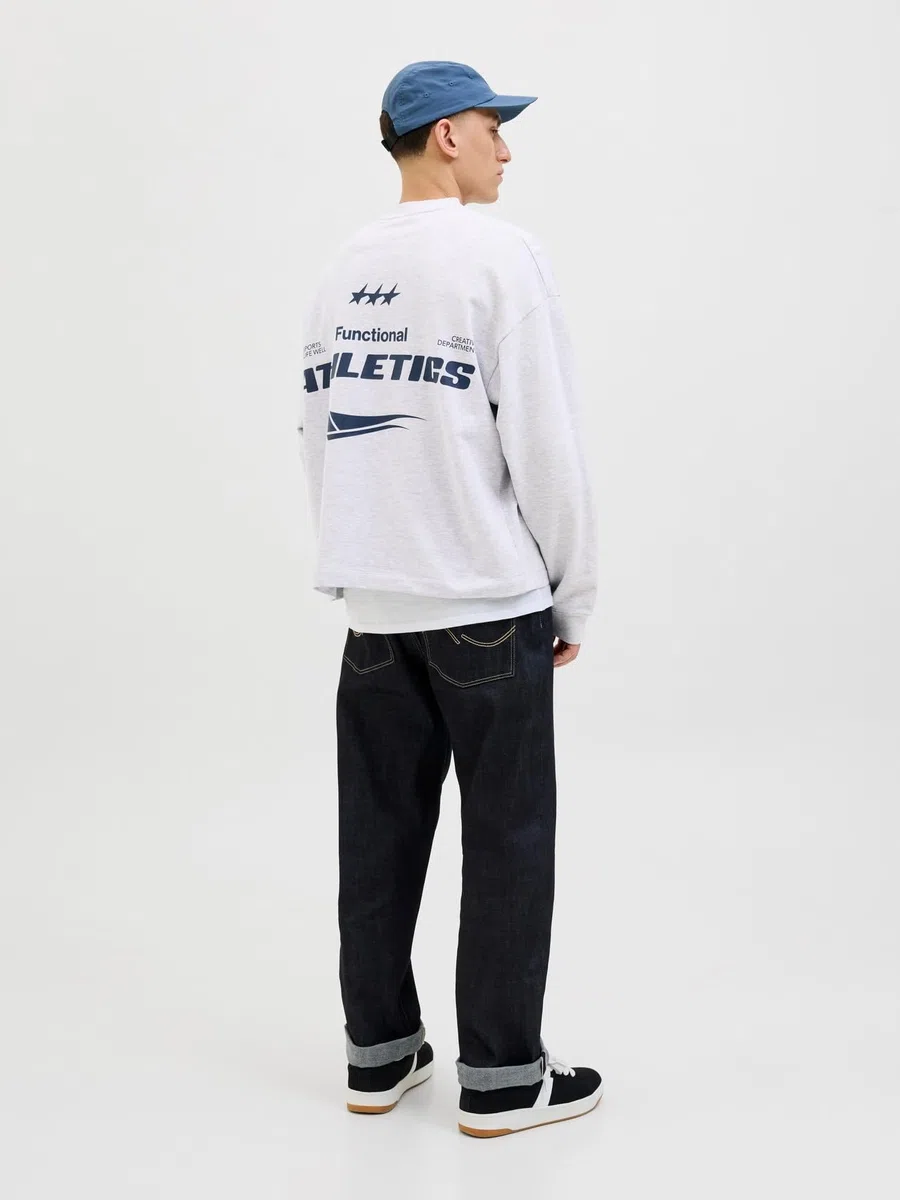 JACK & JONES Jcosignal Sweat Crew Neck Jcosignal Sweat Crew Neck Uomo (Pacco da 1)