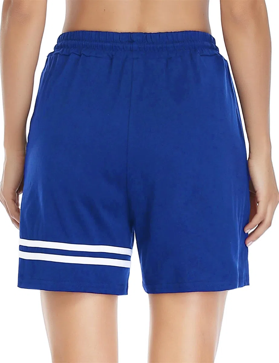 Gyabnw Pantaloncini Sportivi Donna Pantaloni Estivi Corti da Casa Shorts Bermuda Pantaloncini da Corsa Donna Palestra da Spiaggia con 2 Tasche per Gym Running Yoga Mare