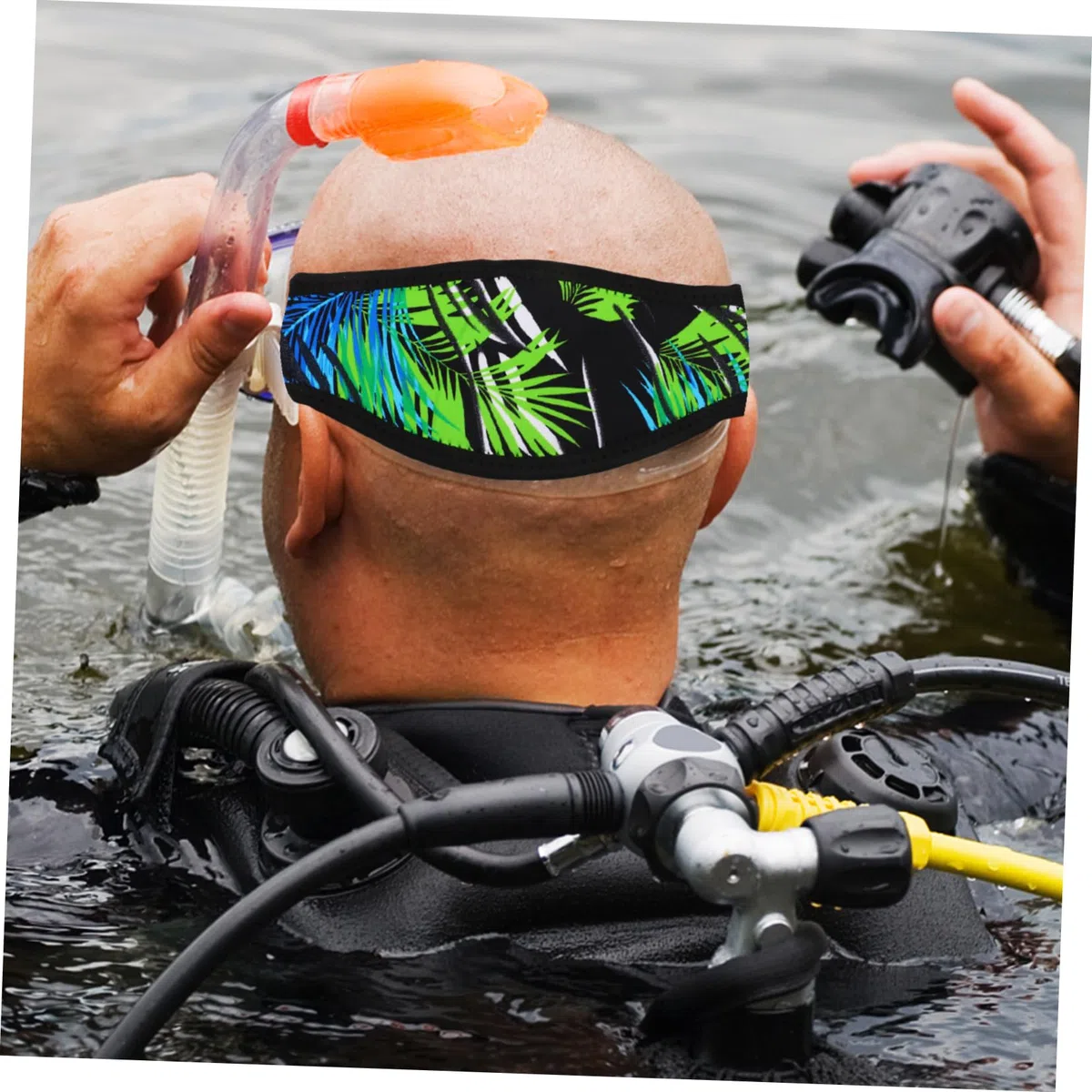 UPKOCH Cinturino Per Maschera Subacquea in Neoprene Copricinturini Elastici Per Maschera Sub