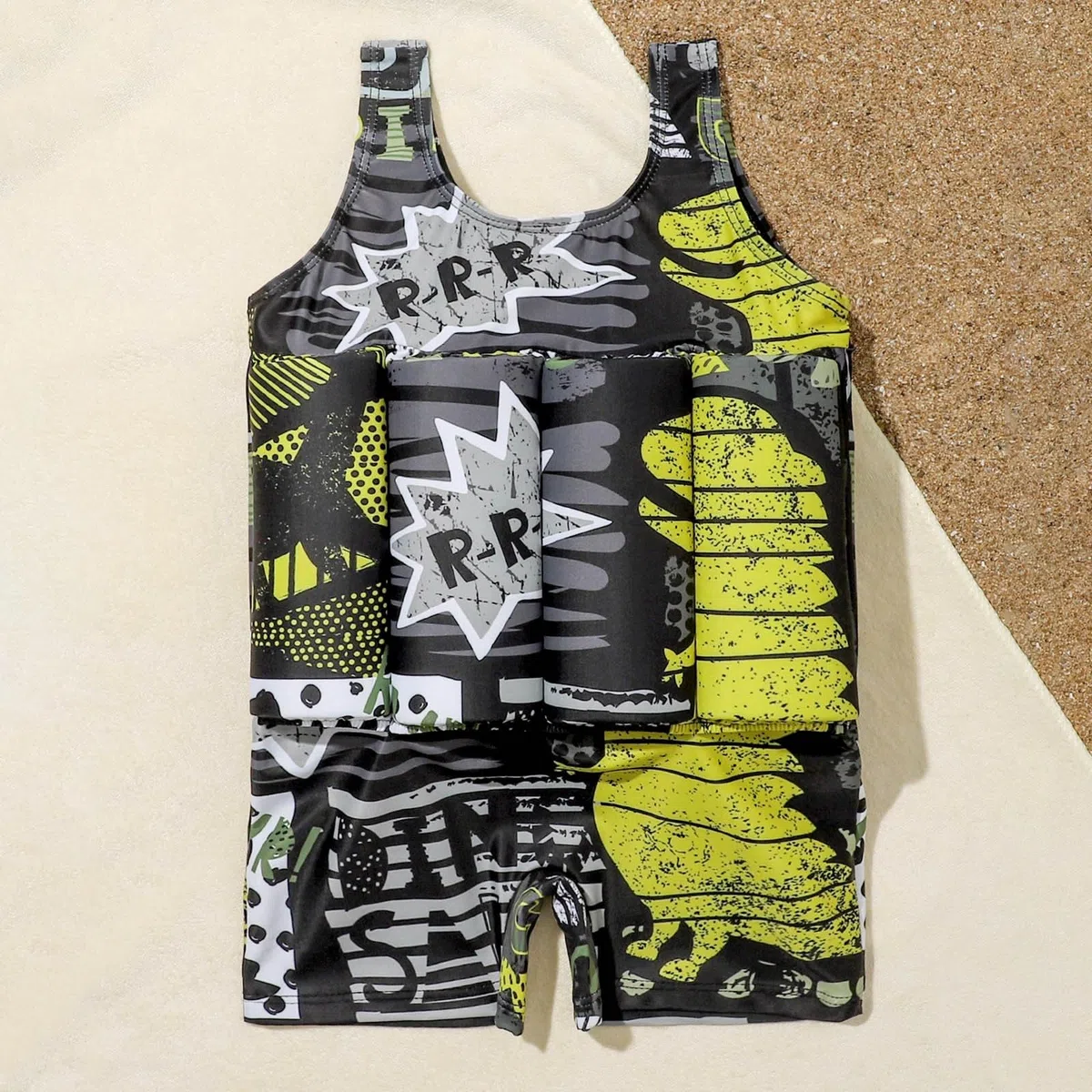 Generico Costume Intero Bambino Galleggiante Carino per Mare Piscina Costume Intero Bambino Galleggiante Carino con Design Moderno E Sicuro