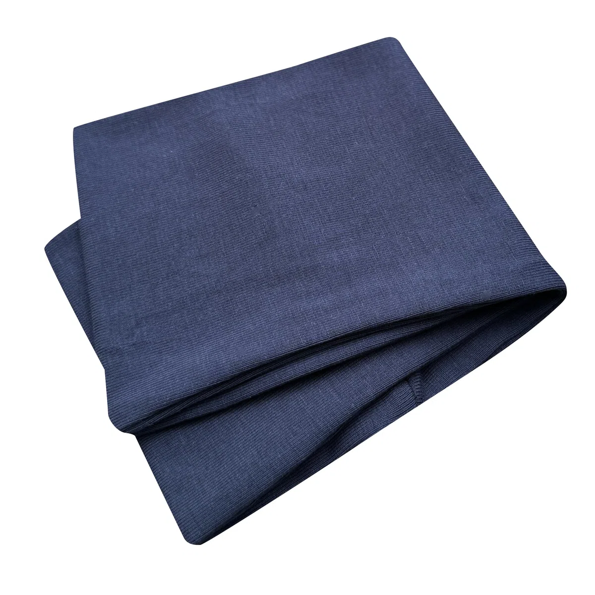 Wollhuhn ÖKO - Fascia elastica per capelli per bambini/ragazzi/ragazze, comoda e a doppio strato, in jersey, molti motivi (tinta unita blu scuro)