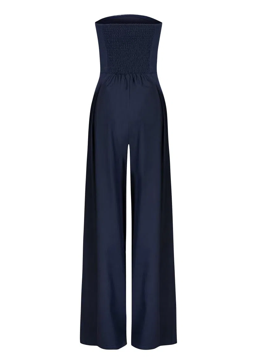 shownicer Tute Donna Monopezzi E Tutine Elegante Tuta Lunga Casual Jumpsuit Senza Maniche Tinta Unita Pagliaccetti Pantaloni Cocktail Cerimonia Overall