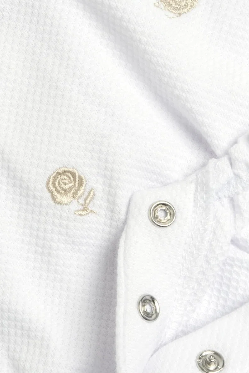 Chicco Pagliaccetto Elegante, In Cotone, Apertura Su Schiena E A Patello Pigiamino per bambino e neonato Bimba 0-24 (Pacco da 1)
