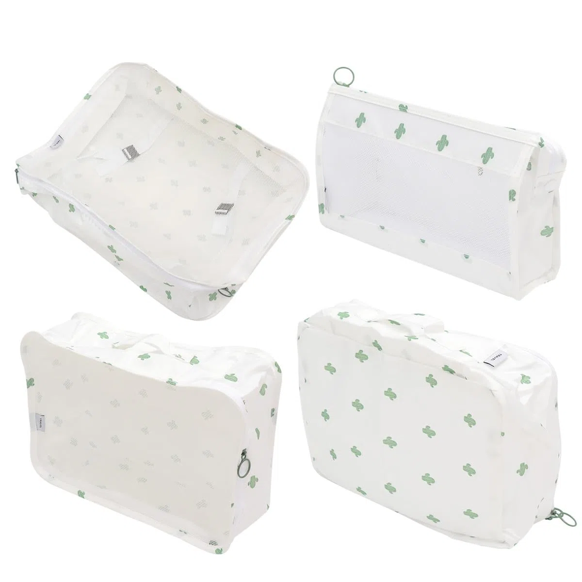 TEHAUX Set 8 Pezzi Sacchetti Salvaspazio Valigia Leggero Cerniera Organizer per Vestiti da Viaggio Pratico per Impiego in Valigia
