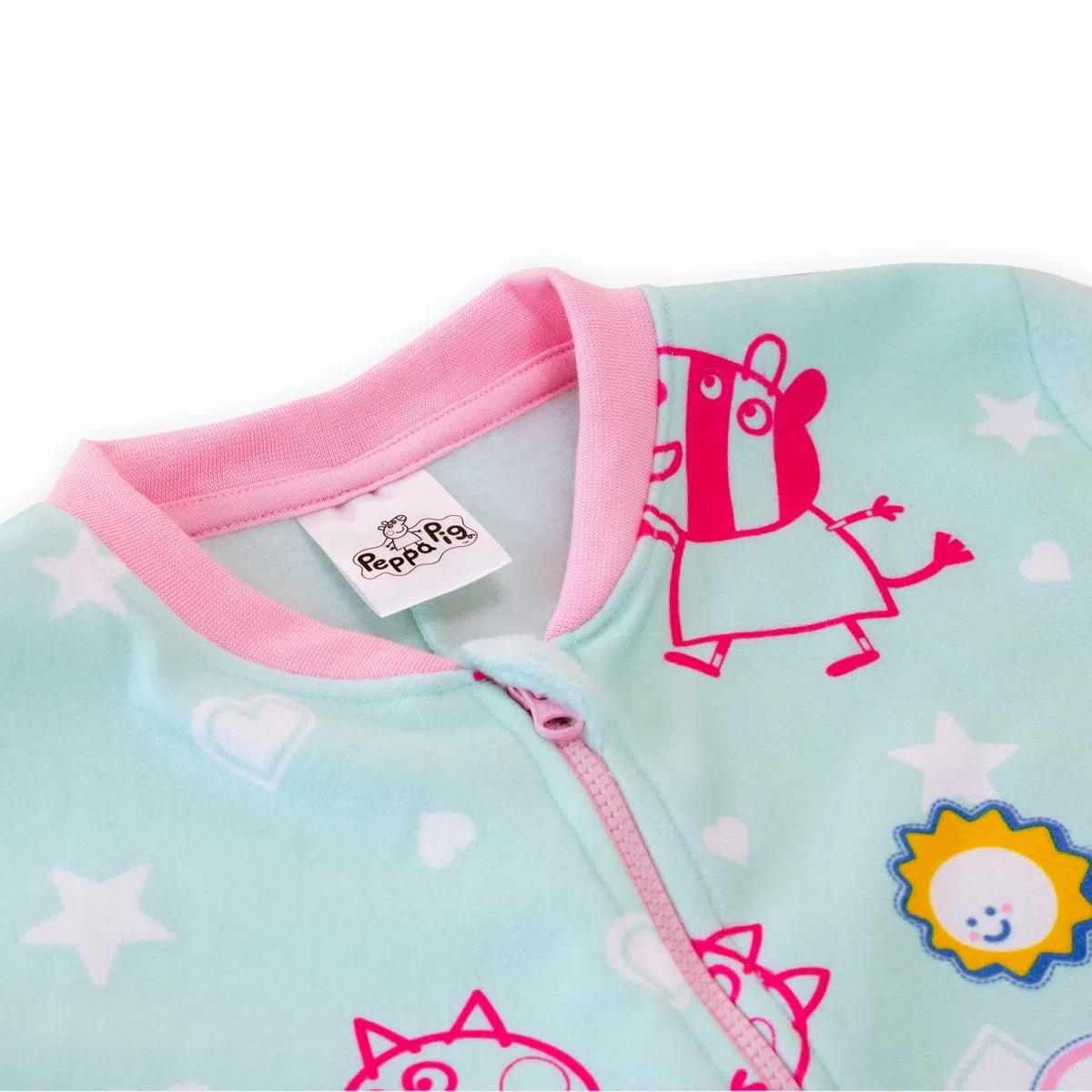 Peppa Pig Ragazze Tutina Pile Pigiama Intero