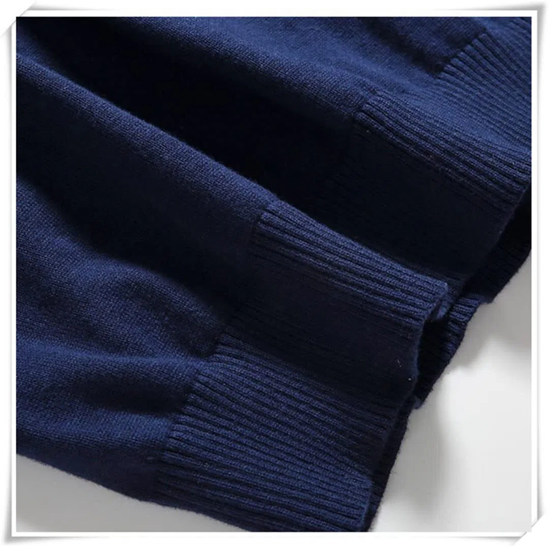 Inverno Uomini Casual Scollo A V Solido Mantenere Caldo Maglione Manica Lunga Maglioni, Esercito En8, 2XL