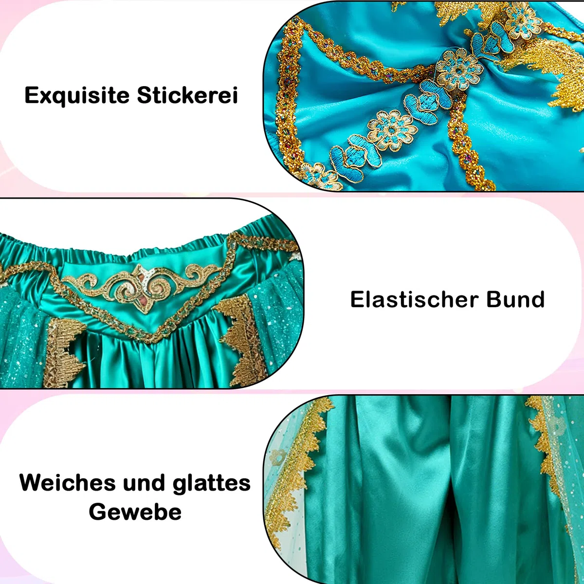 MUNAFIE Costume da danza del ventre, per cosplay, Halloween, carnevale, compleanni, feste, paillettes