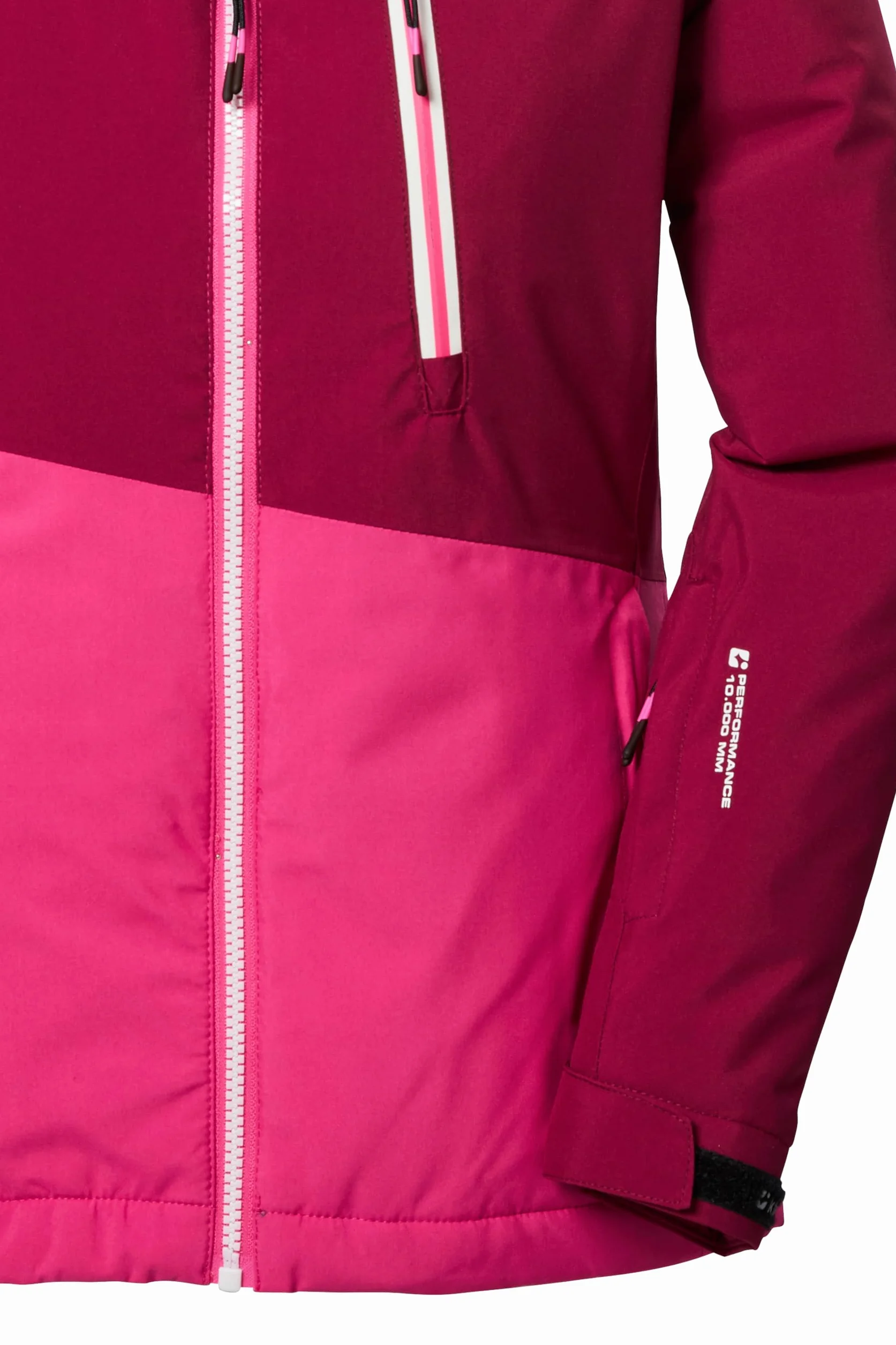 Killtec Ksw 331 Grls Ski Jckt Giacca da sci/giacca funzionale con cappuccio e paraneve Bambine e ragazze