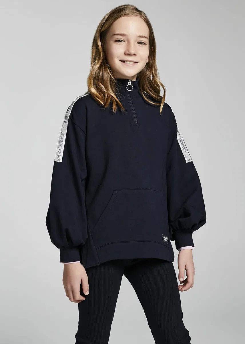 Mayoral Completo Legging Punto per Bambine e Ragazze Marino