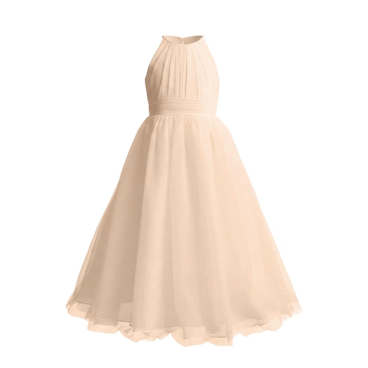 Générique Vestito Estivo Ragazza Abito Estivo Senza Maniche in Chiffon per Ragazze, elegante e Confortevole, ideale per Feste da 2 a 13 anni. Abito da cerimonia leggero e traspirante.