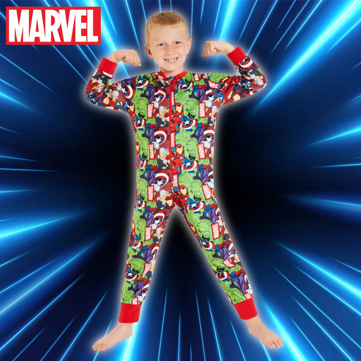 Marvel Pigiama Intero Bambino - Pigiamone in Pile Caldo 3-10 Anni - Pigiami Interi Bambini Spiderman Idea Regalo