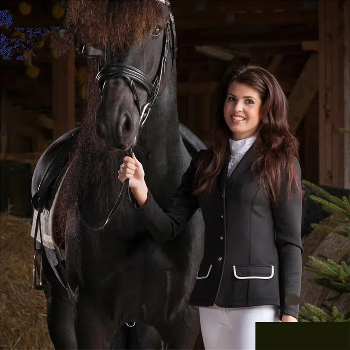 Giacca da equitazione, abbigliamento donna, giacca a maniche lunghe, cappotto equestre, modesto top, attrezzature sportive professionali for Per Gare Di Equitazione