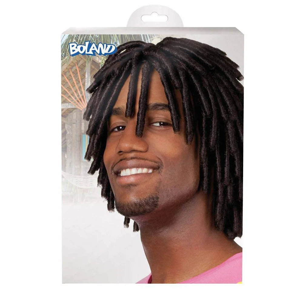 Boland 86391 - Parrucca Levi con dreadlocks corti, acconciatura in capelli sintetici con dreadlocks per costumi, travestimenti per carnevale, Halloween e JGA
