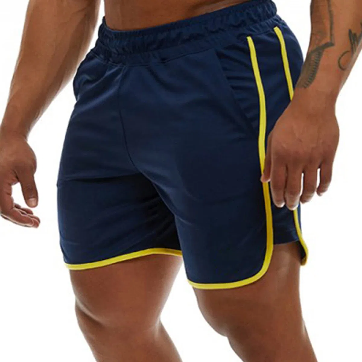Genfien Pantaloncini Sportivi da Uomo Allenamento Fitness Shorts Jogging Pantaloncini Asciugatura Veloce Traspirante Leggero Sportivi Shorts
