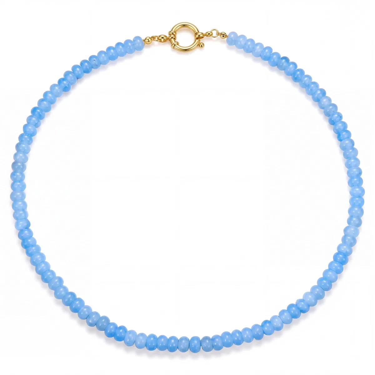 Morfetto Collana Donna Girocollo Collana Perline Colorate Choker Donna Collane in Pietra Naturale Collane Estive Boho Regalo Gioielli per Donne