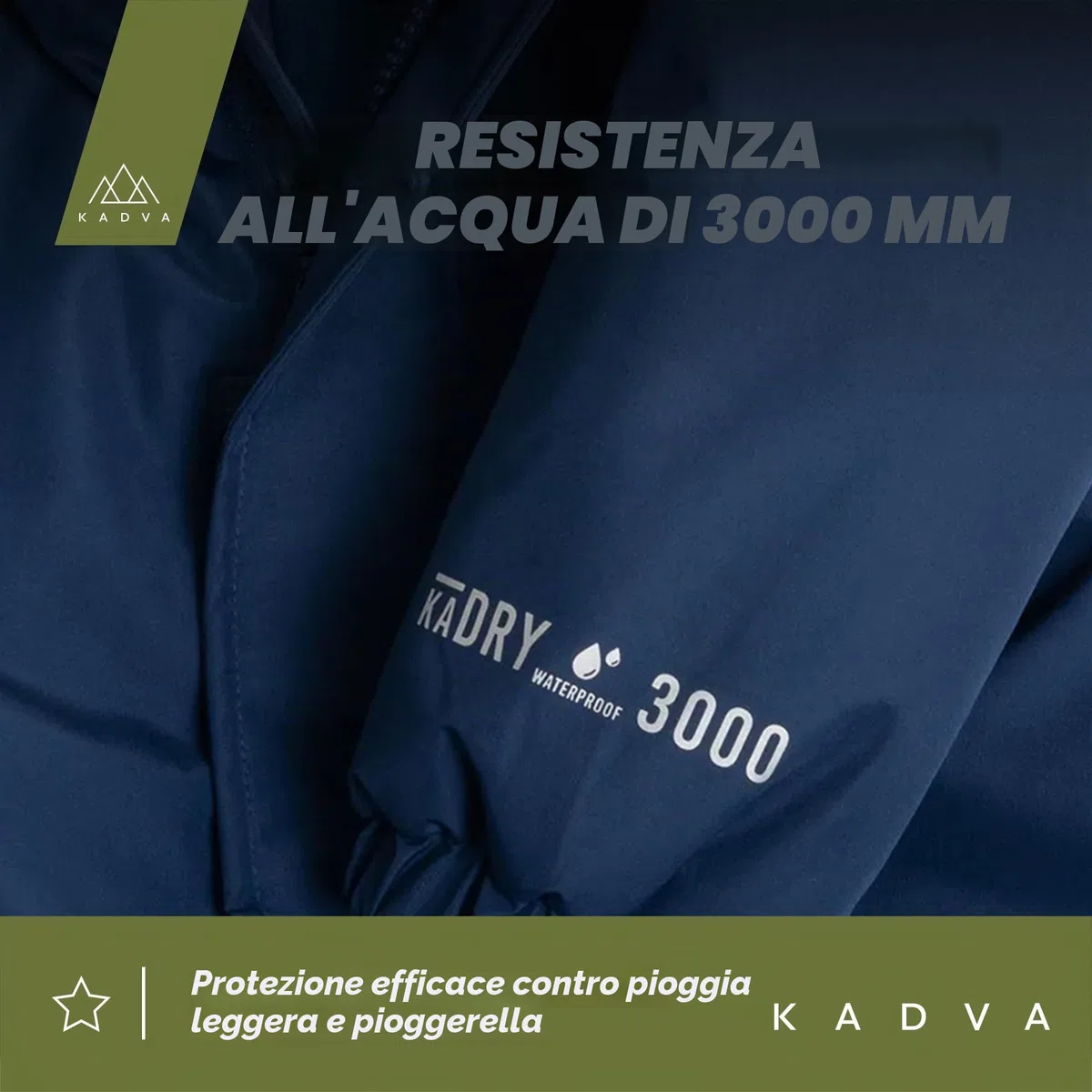 KADVA Kiko Jr - Tuta da sci per bambini, impermeabile, antivento, con catarifrangenti e cappuccio, fodera in pile